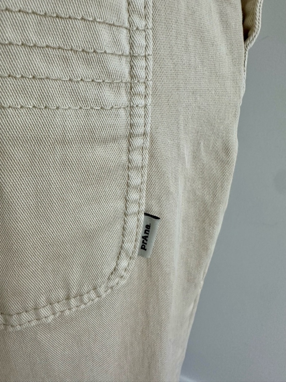 Prana Sancho Overalls, Size Small, Cream - Picture 4 of 14